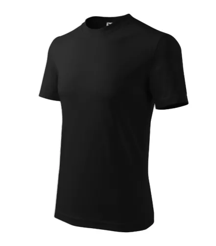 Malfini Classic - kerek nyakú unisex póló - Fekete - 4XL