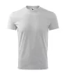 Malfini Classic - kerek nyakú unisex póló - Világosszürke melírozott - M