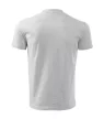 Malfini Classic - kerek nyakú unisex póló - Világosszürke melírozott - L