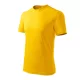 Malfini Classic - kerek nyakú unisex póló - Sárga - S