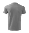 Malfini Classic - kerek nyakú unisex póló - Sötétszürke melírozott - S
