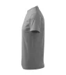 Malfini Classic - kerek nyakú unisex póló - Sötétszürke melírozott - 3XL