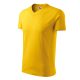 Malfini V-neck - V nyakú unisex póló - Sárga - 2XL
