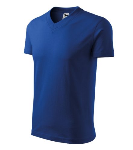 Malfini V-neck - V nyakú unisex póló - Királykék - 2XL