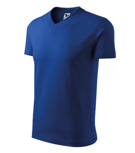 Malfini V-neck - V nyakú unisex póló - Királykék - 2XL