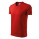 Malfini V-neck - V nyakú unisex póló - Piros - 2XL