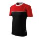Rimeck Colormix - kerek nyakú unisex póló - Fekete - S