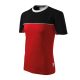 Rimeck Colormix - kerek nyakú unisex póló - Piros - S