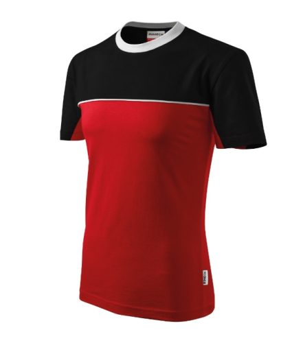 Rimeck Colormix - kerek nyakú unisex póló - Piros - 4XL