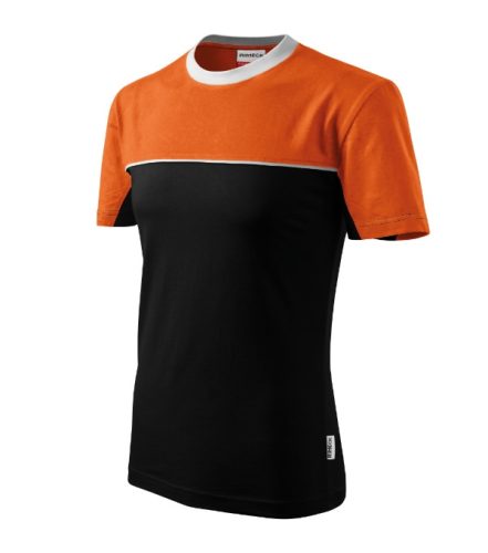 Rimeck Colormix - kerek nyakú unisex póló - Narancssárga - 4XL