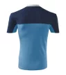 Rimeck Colormix - kerek nyakú unisex póló - Azúrkék - S