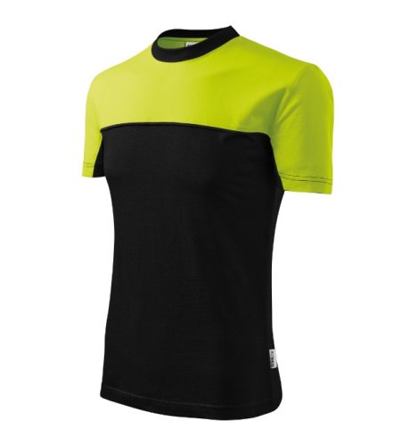 Rimeck Colormix - kerek nyakú unisex póló - Lime - M