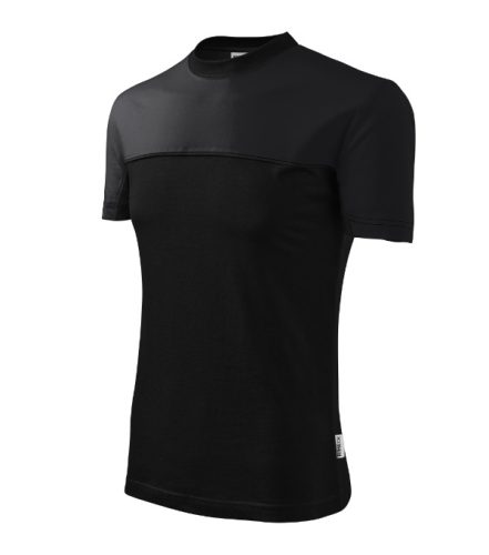 Rimeck Colormix - kerek nyakú unisex póló - Ébenszürke - M