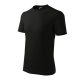 Malfini Heavy - kerek nyakú unisex póló - Fekete - XL