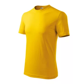 Malfini Heavy - kerek nyakú unisex póló - Sárga - M