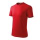 Malfini Heavy - kerek nyakú unisex póló - Piros - S