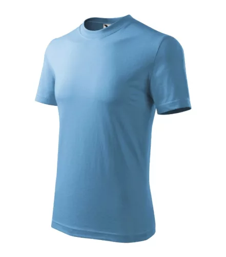 Malfini Heavy - kerek nyakú unisex póló - Azúrkék - S