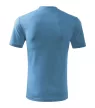 Malfini Heavy - kerek nyakú unisex póló - Azúrkék - S