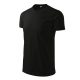 Malfini Heavy V-neck - V nyakú unisex póló - Fekete - S
