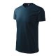 Malfini Heavy V-neck - V nyakú unisex póló - Tengerészkék - S