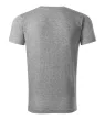 Malfini Heavy V-neck - V nyakú unisex póló - Sötétszürke melírozott - S