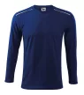 Malfini Long Sleeve - kerek nyakú, hosszú ujjú unisex póló - Királykék - 2XL