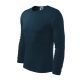 Malfini Fit-T LS - kerek nyakú, hosszú ujjú férfi póló - Tengerészkék - XL