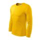 Malfini Fit-T LS - kerek nyakú, hosszú ujjú férfi póló - Sárga - L