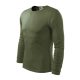 Malfini Fit-T LS - kerek nyakú, hosszú ujjú férfi póló - Khaki - L