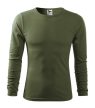 Malfini Fit-T LS - kerek nyakú, hosszú ujjú férfi póló - Khaki - L