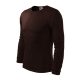 Malfini Fit-T LS - kerek nyakú, hosszú ujjú férfi póló - Kávé - S