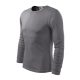 Malfini Fit-T LS - kerek nyakú, hosszú ujjú férfi póló - Acélszürke - L