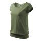 Malfini City - kerek nyakú női póló - Khaki - XL