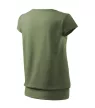 Malfini City - kerek nyakú női póló - Khaki - XL