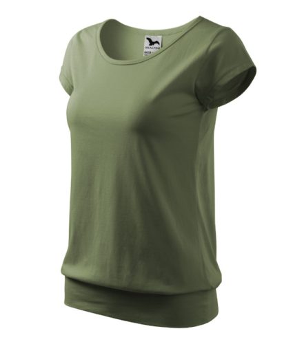 Malfini City - kerek nyakú női póló - Khaki - 2XL