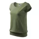Malfini City - kerek nyakú női póló - Khaki - 2XL