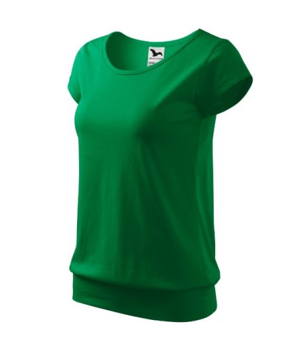 Malfini City - kerek nyakú női póló - Fűzöld - 2XL
