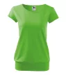 Malfini City - kerek nyakú női póló - Almazöld - 2XL
