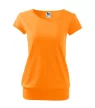 Malfini City - kerek nyakú női póló - Mandarinsárga - 2XL