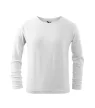 Malfini Fit-T LS - kerek nyakú, hosszú ujjú gyerek póló - Fehér - 110 cm/4 éves