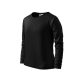 Malfini Fit-T LS - kerek nyakú, hosszú ujjú gyerek póló - Fekete - 146 cm/10 éves