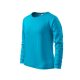 Malfini Fit-T LS - kerek nyakú, hosszú ujjú gyerek póló - Türkiz - 110 cm/4 éves