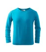 Malfini Fit-T LS - kerek nyakú, hosszú ujjú gyerek póló - Türkiz - 110 cm/4 éves