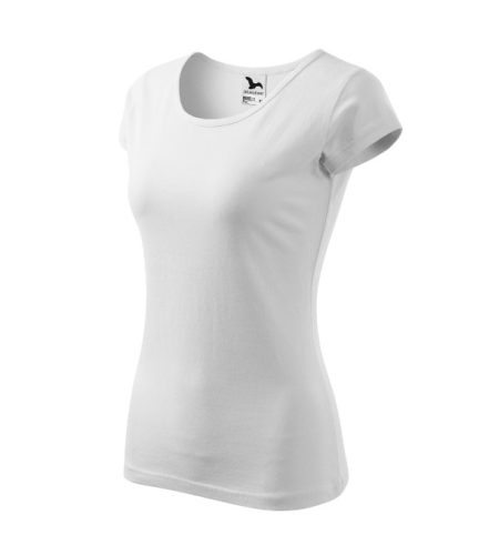 Malfini Pure - kerek nyakú női póló - Fehér - 2XL