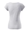 Malfini Pure - kerek nyakú női póló - Világosszürke melírozott - 2XL
