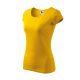 Malfini Pure - kerek nyakú női póló - Sárga - 2XL