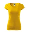 Malfini Pure - kerek nyakú női póló - Sárga - 2XL