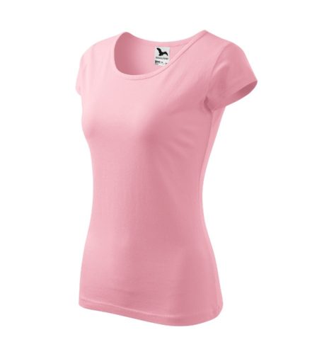 Malfini Pure - kerek nyakú női póló - Rózsaszín - 2XL