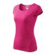 Malfini Pure - kerek nyakú női póló - Bíborszín - 2XL