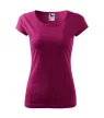 Malfini Pure - kerek nyakú női póló - Fukszia - 2XL